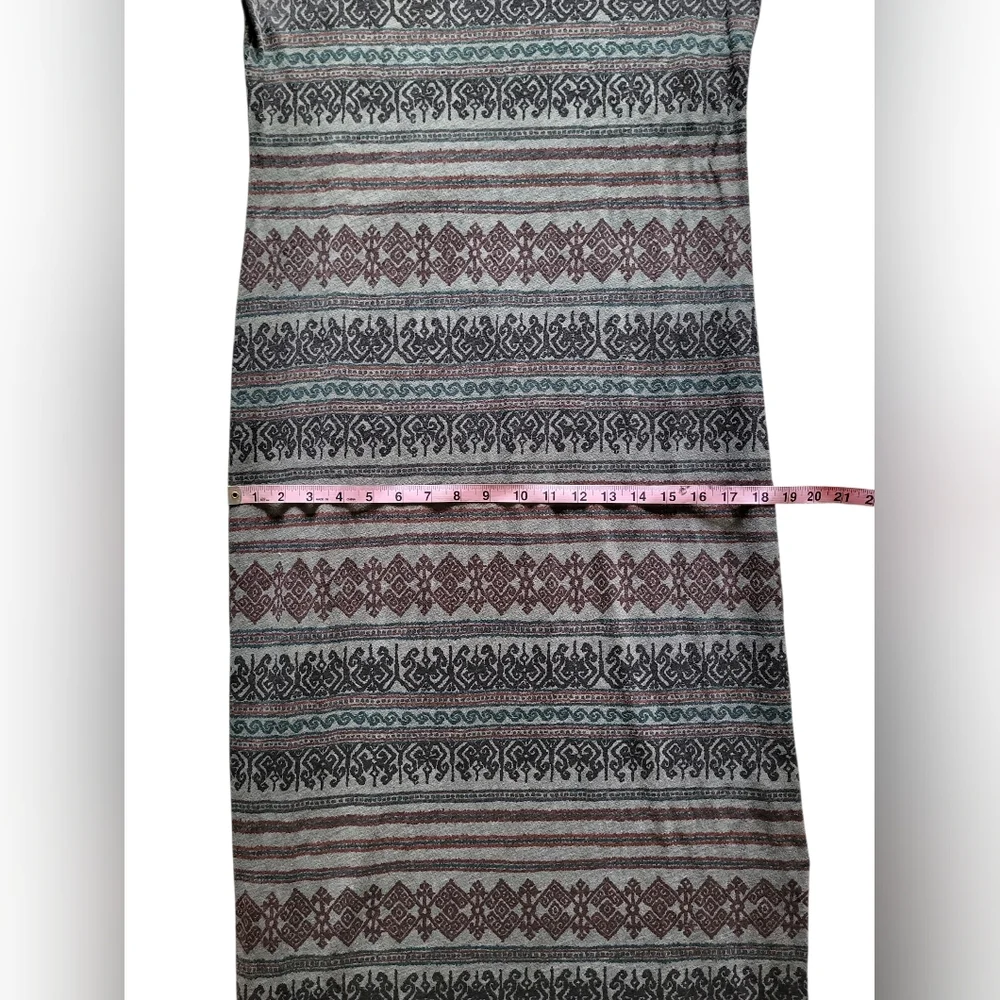 Peruvian Connection Women T-shirt Maxi Dress 100% Cotton Size M Boho - Picture 5 of 9